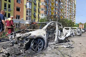 Russia Bombardir Kyiv dengan Misil Balistik