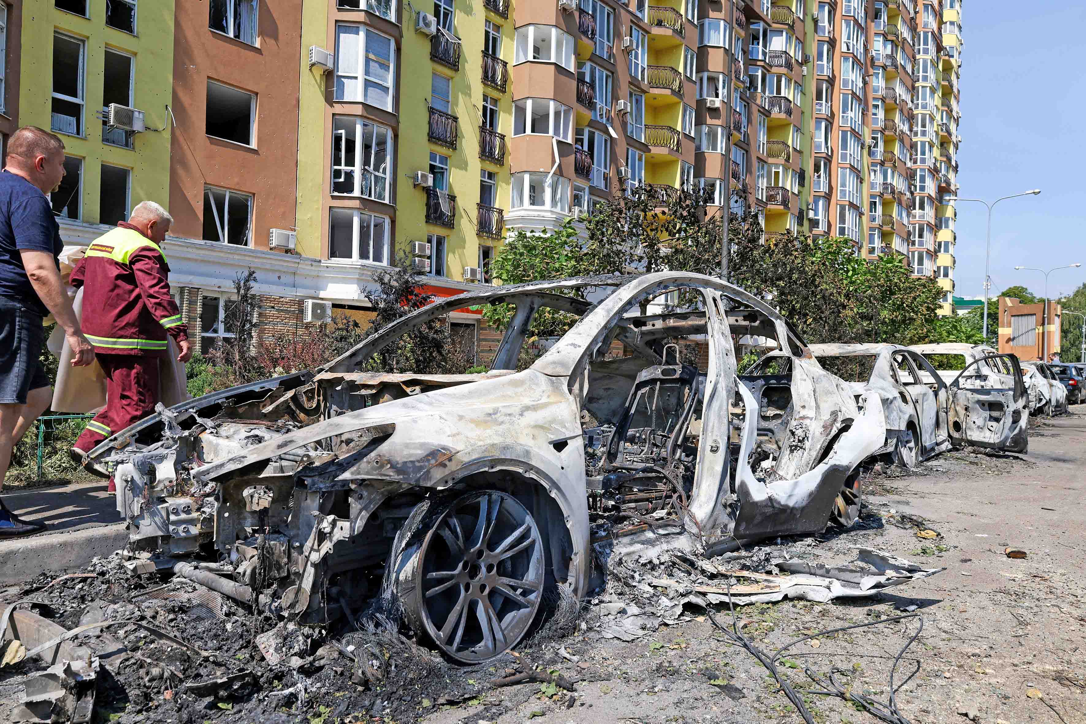 Russia Bombardir Kyiv dengan Misil Balistik