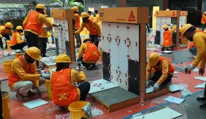  Ratusan Ahli Pasang Keramik Bersaing di Sika Tiler Competition 2026
