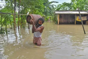 Banjir Dahsyat di Assam Ind...