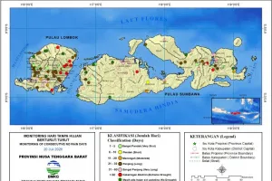BMKG Ingatkan Warga NTB untuk Bersiap Hadapi Puncak Kemarau