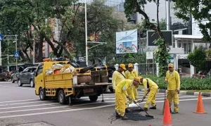 Sembilan Titik Jalan di Jakpus Diperbaiki, Prioritas di Jalan Kebon Sirih