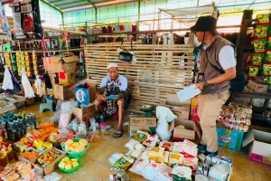 BBPOM Makassar Memastikan Pangan di Pasar Tanete Aman Dikonsumsi