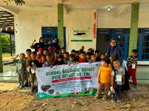 Sambut Hari Anak Nasional, LKC Dompet Dhuafa Edukasi PHBS Lewat Kebun Gizi