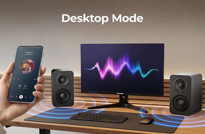 Speaker Desktop 100 W RMS Hadirkan Audio Kelas Hi-Fi untuk Kreator Konten
