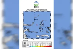 Gempa M5,8 Guncang Ternate akibat Aktivitas Subduksi