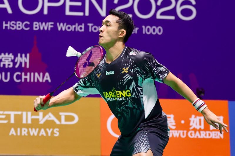 Jonatan Christie Tak Mampu Atasi Victor Lai di Perempat F...