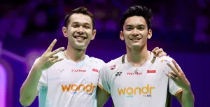 Fantastis Prestasi Fajar/Fikri, Kembali Juara China Open Gulung Kim/Seo