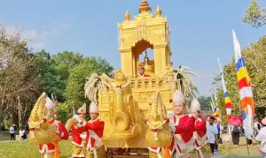 Kirab Puja Yatra Asadha 2570 BE, Ribuan Umat Buddha Ikuti dari Candi Mendut ke Borobudur