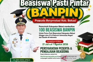 Pemkab Bekasi Buka Pendaftaran Beasiswa Banpin 2026, Kuota 100 Mahasiswa dan Bantuan UKT Rp5 Juta