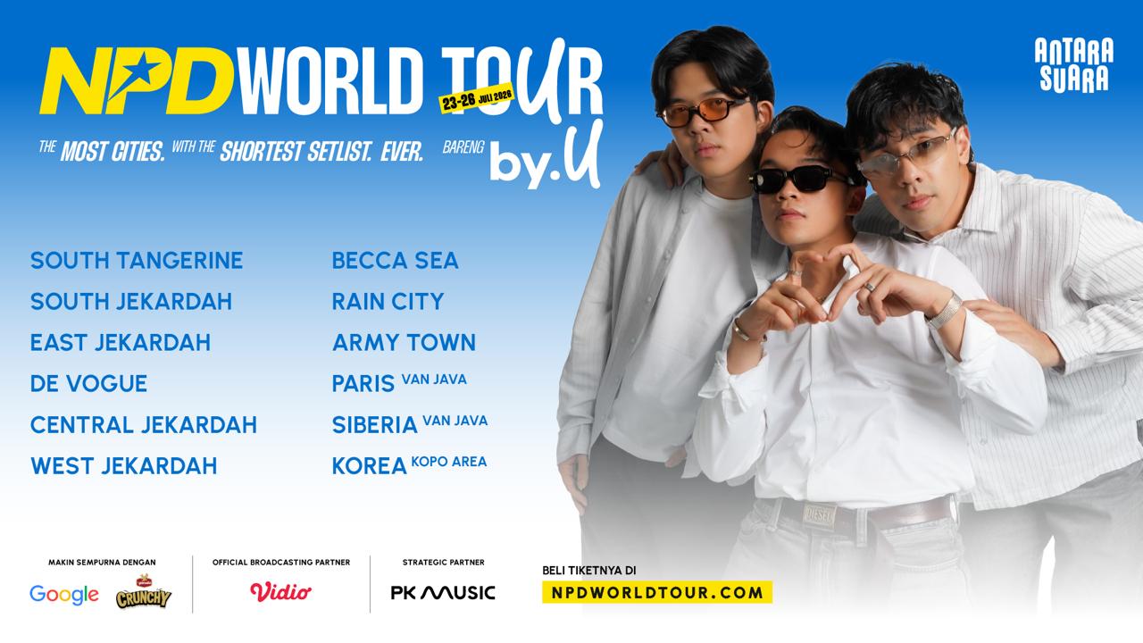 NPD World Tour Resmi Dimulai, Jelajahi 13 Kota dan Tayang...
