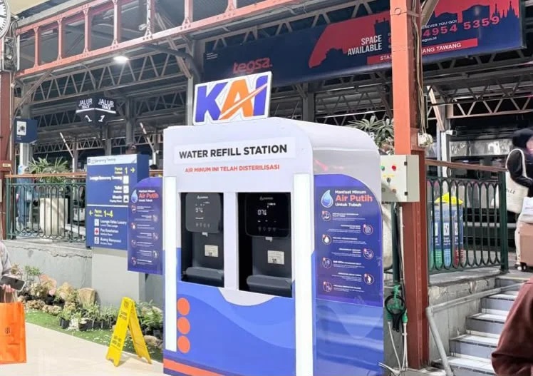 PT KAI Sediakan 124 “Water Station” di 58 Stasiun