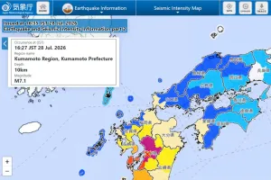 Gempa Magnitudo 7,1 Guncang Prefektur Kumamoto Jepang, Picu Peringatan Tsunami, 50 Orang Terluka