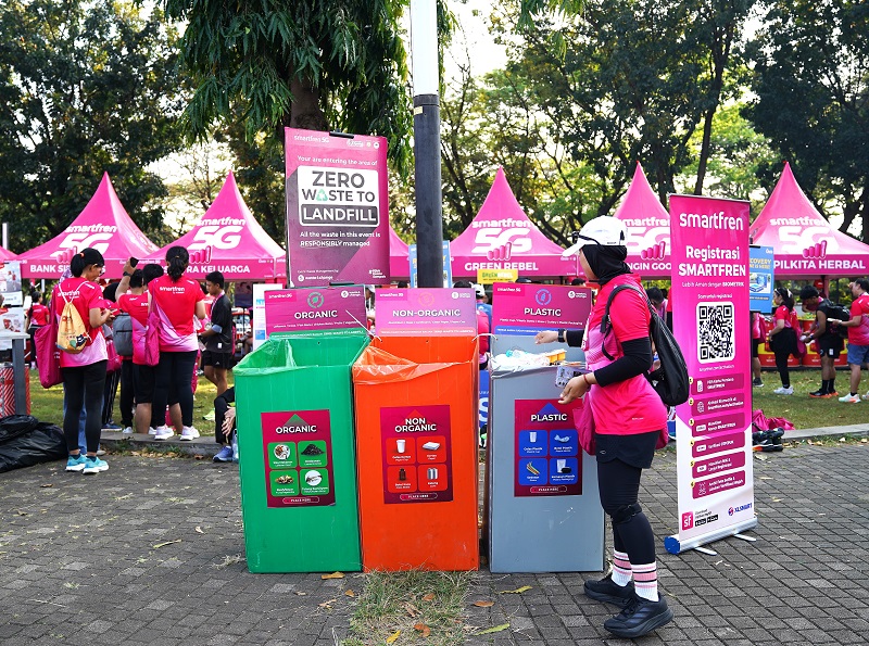 Smartfren Run 2026 Kelola 2,19 Ton Sampah Tanpa Mengirimn...