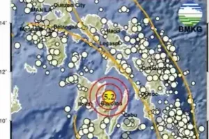Gempa Magnitudo 5,2 Mengguncang Barat Laut Tahuna Kepulauan Sangihe