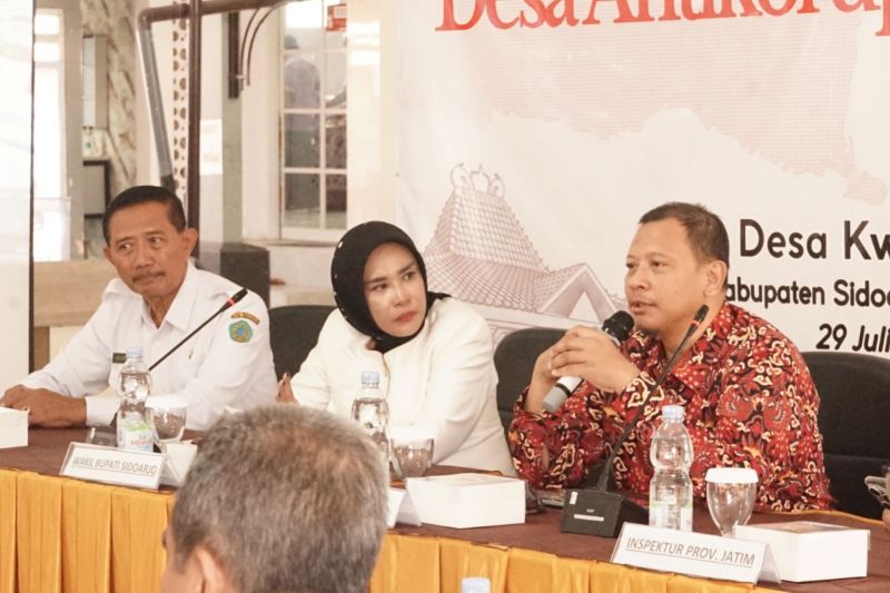 Desa Kwangsan Jadi Percontohan Desa Antikorupsi di Sidoarjo