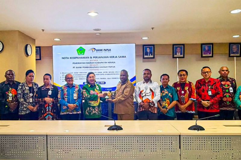 Pemkab Nduga Gandeng Bank Papua Percepat Digitalisasi Tat...