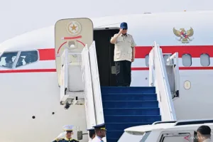Presiden Prabowo Bertolak ke Jawa Tengah untuk Resmikan Stasiun Semarang Tawang