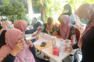 Warga Pulau Pramuka Ikuti Cek Kesehatan Gratis dan Pemeriksaan Rontgen