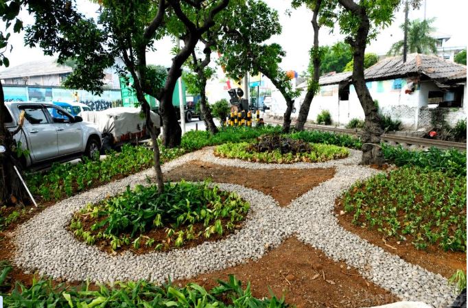Dulu Kumuh Kini Asri, Area Sekitar Terminal Tanjung Priok Disulap Jadi Taman 
