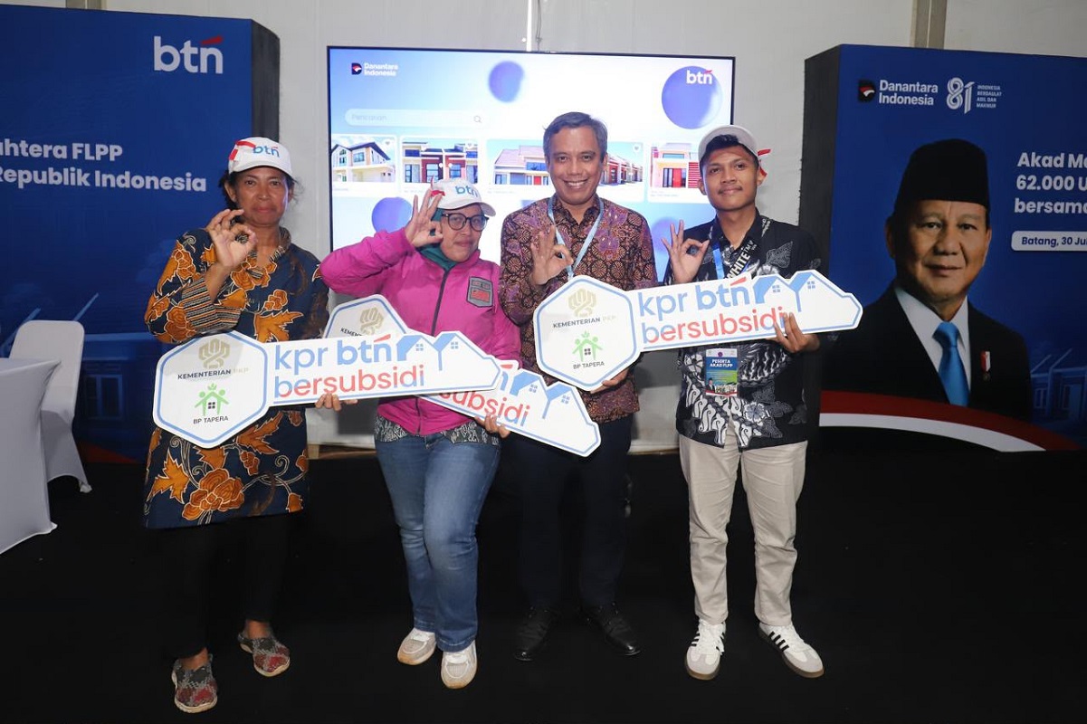 BTN Jadi Penyalur Terbesar dalam Akad Massal 62.000 Rumah Subsidi