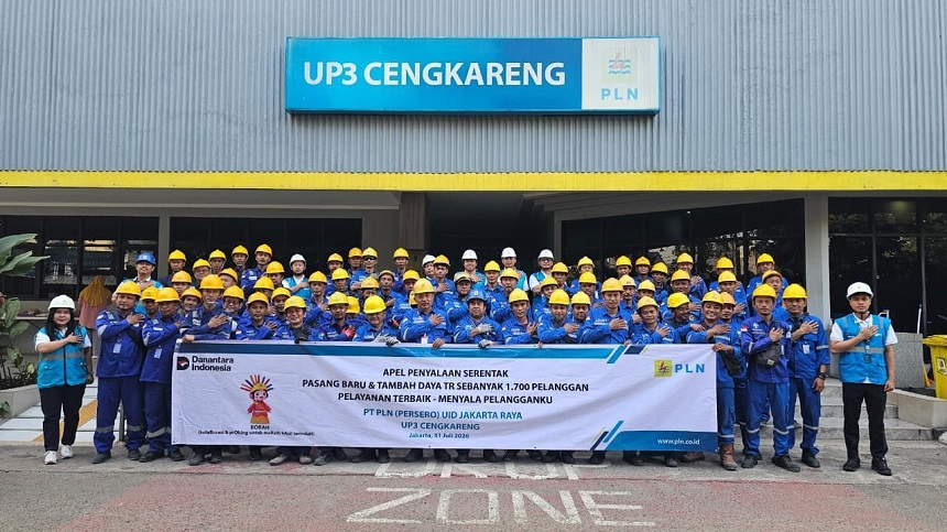 PLN Nyalakan Serentak Listrik untuk 1.700 Pelanggan.