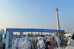 Warga Apresiasi Fasilitas Umum di Monas Saat Acara Zikir dan Doa Kebangsaan 