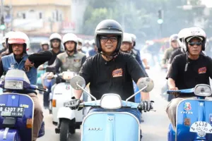Terobosan Cerdas! Gubernur Gandeng Komunitas Vespa Promosikan Pariwisata Banten
