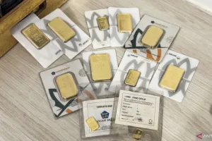 Harga Emas Antam Naik Rp7.000 Menjadi Rp2,610 Juta/Gr pada Senin Ini