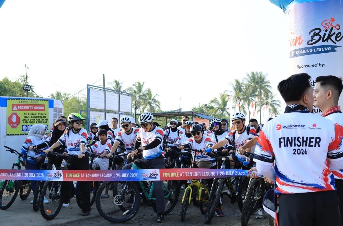 Perkuat Promosi Wisata, Fun Bike Tanjung Lesung Jadi Wisa...