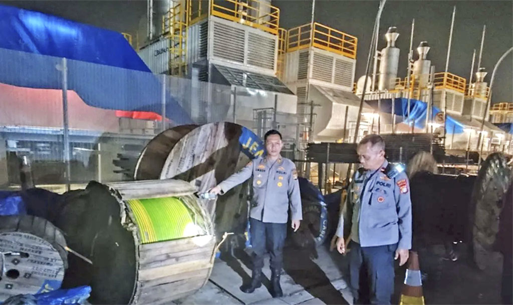 Polsek Pademangan Ringkus Dua Pria yang Mencuri Kabel Tanam