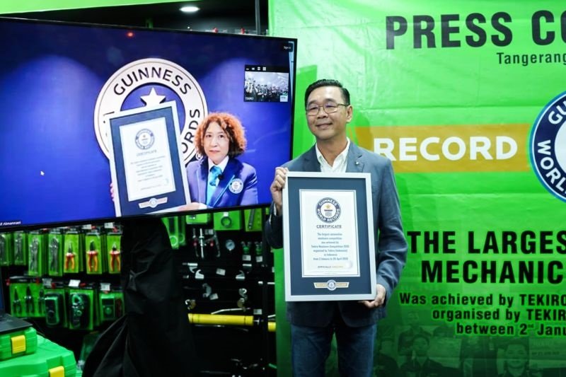 Tekiro Pecahkan Rekor Dunia Guinness lewat Kompetisi Meka...