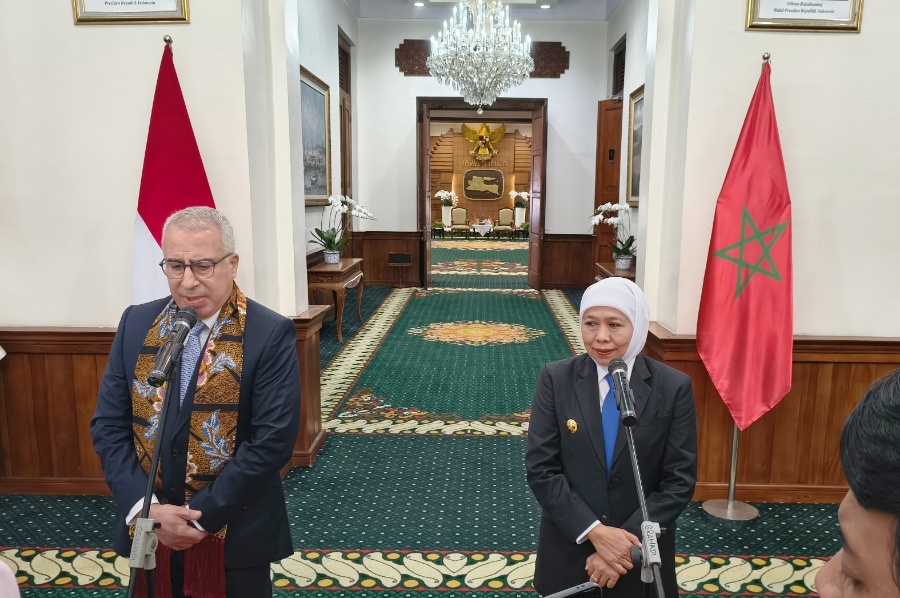 Temui Khofifah, Dubes Maroko Sampaikan Duka atas Tragedi ...