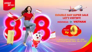 Vietjet Buka Promosi Tiket Mulai Rp0, Ada Diskon hingga 50 Persen