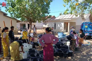 220 KK di Lombok Barat Terdampak Kekeringan, PU Salurkan 12 Ribu Liter Air Bersih