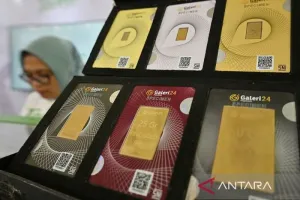 Harga Emas Antam Alami Penurunan Menjadi Rp2,603 Juta/Gr pada Selasa Ini