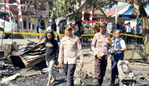 Kebakaran Tumah Tewaskan Kakek, Nenek, dan Cucu di Polewari Mandar