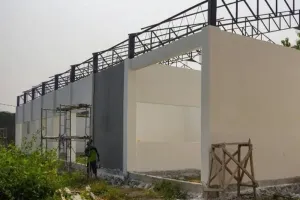 Empat Gerai Koperasi Kelurahan Merah Putih Kota Madiun dalam Proses Pembangunan