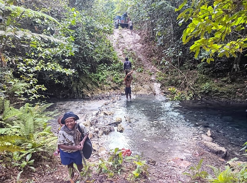 Perjuangan Satgas TMMD Ke-129 di Kampung Sesor, Medan Ber...
