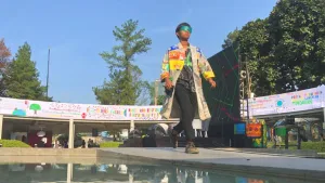 Gelaran Lomba Busana Bahan Daur Ulang Rayakan HUT RI di Jakbar