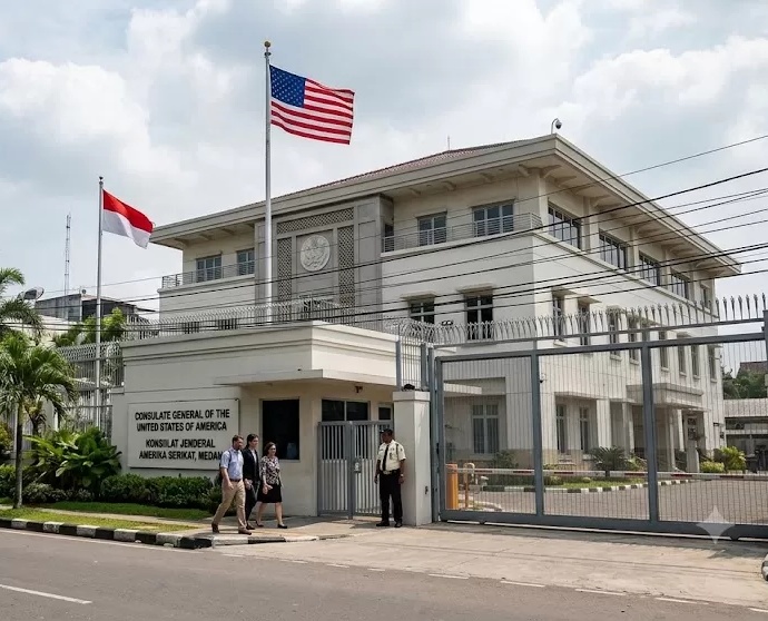 Korban Efisiensi: AS Tutup Konsulat di Medan, Tiongkok Di...