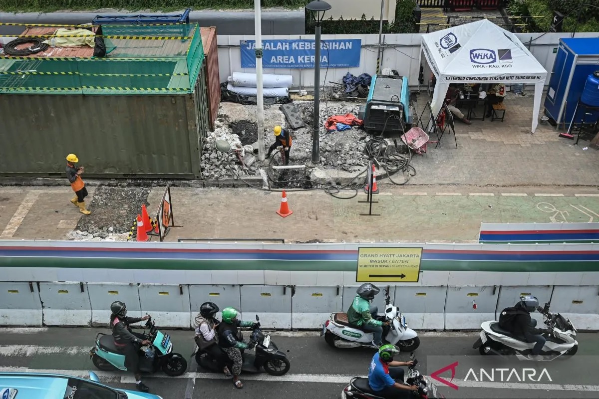 Ada Pembangunan MRT, Dishub DKI Rekayasa Lalu Lintas di K...