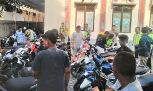 Polisi Amankan 30 Motor Diduga untuk Balap Liar di Kudus