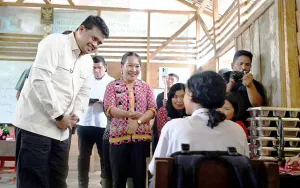 Bobby Nasution Wujudkan Pembangunan Gedung Permanen SMPN 4 Sitolu Ori Nias Utara