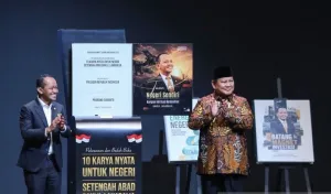 Prabowo Buka-bukaan soal Bahlil di Peluncuran 10 Buku, Singgung BBM Subsidi dan Kinerja ESDM