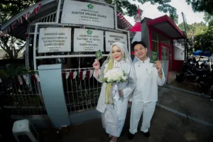 Tren Pasangan Muda Nikah di KUA Kota Bandung Kian Diminati  