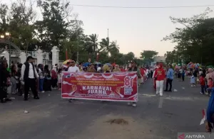 Karnaval Juang Menyambut HUT ke-81 RI di Kendari