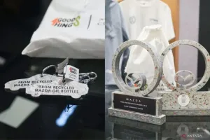 Produk Daur Ulang Botol Oli Dipamerkan di GIIAS 2026