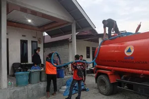 Hadapi Ancaman Perubahan Iklim, BPBD Parimo Imbau Warga Hemat Air Bersih.