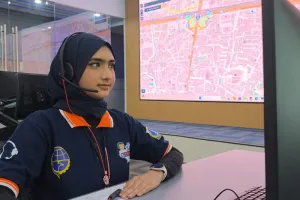 Kebakaran Gedung Bapenda DKI, Sistem Pengendalian Lalu Lintas Dinas Perhubungan Terdampak